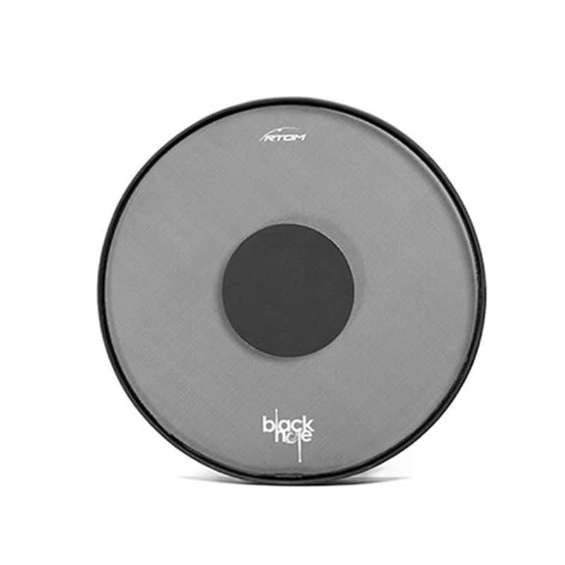 RTOM BLKHOL14 Black Hole Snap-on Tunable Mesh Head Practice Pad - 14" Tom image 1