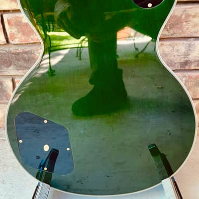 Firefly LP-Style Electric Quilted Top (Green Burst) image 7
