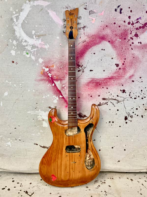 1964 Mosrite Ventures Body & Neck Husk Natural Refin-Vintage 1960's for Restoration image 1
