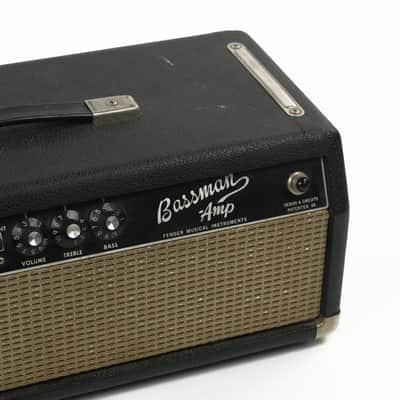 Vintage Fender Bassman Black Panel Head Owned by Miguel Briseño of Lord Huron image 6