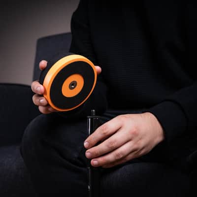 Meinl MMP4OR 4" Marshmallow Drum Practice Pad - Orange image 5