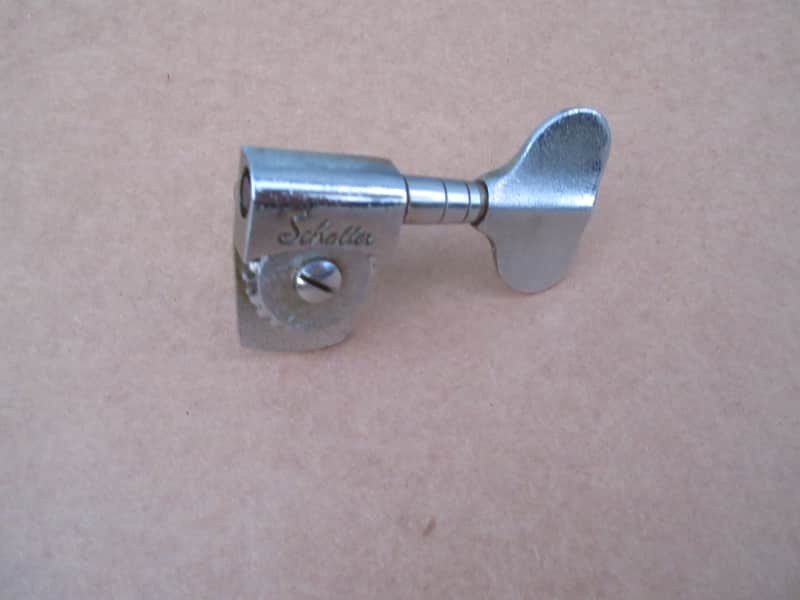 Single Vintage 1979 80s 90 Schaller Bass Guitar Tuner Peavey Fender Replacement Has Wear image 1