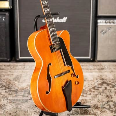Eastman AR580CE-HB Archtop Electric Guitar - Honey Burst with Hardshell Case image 16