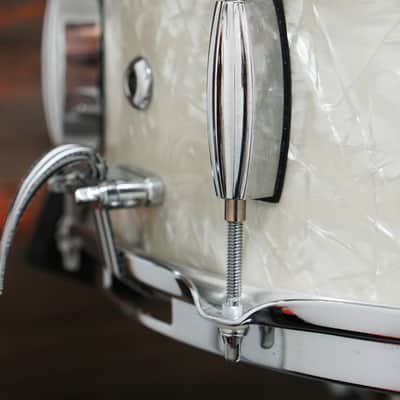Doc Sweeney 6.5x14" Legend Series Walnut Snare Drum - White Marine Pearl image 3