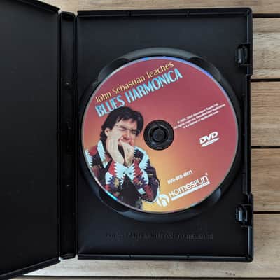 DVD: "John Sebastian Teaches Blues Harmonica", 80 min. instructional video for Beginners imagen 2