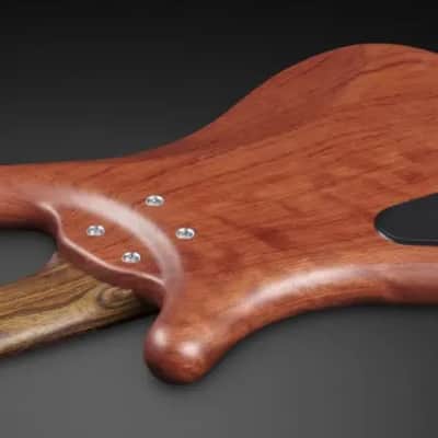 Warwick Pro Series Corvette Standard | 5 String | Active | Bubinga | Natural Transparent Satin image 3