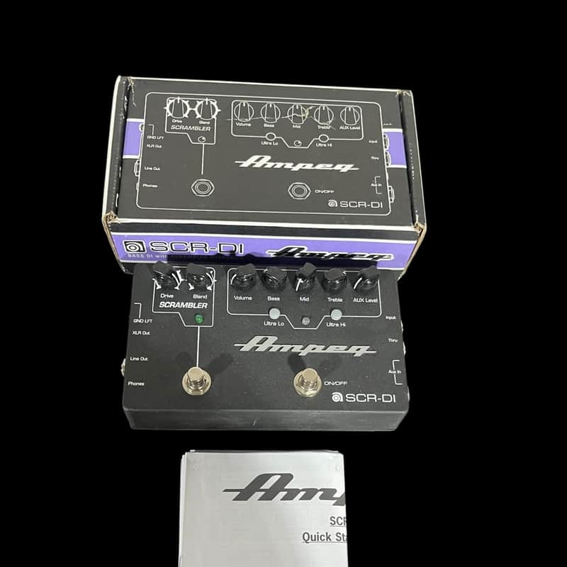 Ampeg SCR‑DI Bass DI Preamp with Scrambler Overdrive Pedal | Reverb Ampeg SCR‑DI Bass DI Preamp with Scrambler Overdrive Pedal | Reverb