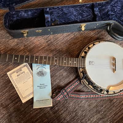 Deering Boston 6 Banjo 2009-2011 - Gloss Natural Mahogany image 2