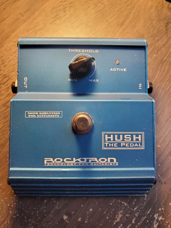 Rocktron HUSH Noise Suppressor, Reduction Gate Pedal 2010s - Blue image 1