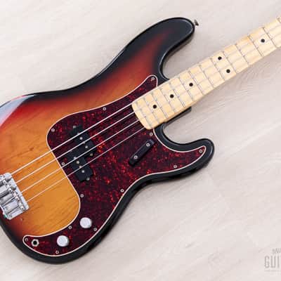1973 Fender Precision Bass Sunburst Vintage Bass, Lightweight w/ "A" 1 1/2" Nut & Case image 1