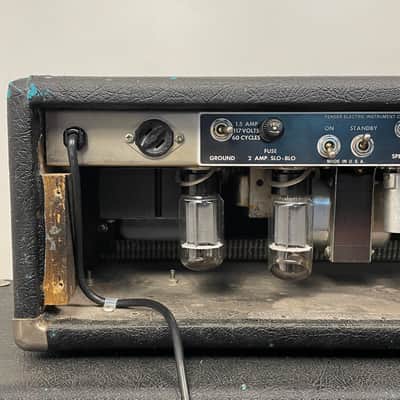 Fender Bassman - Blackface Head and Cabinet 2X12" - JBL E120-8 Speakers image 10