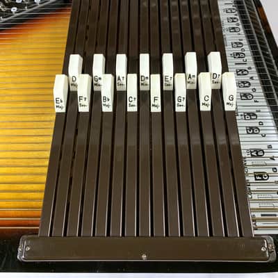 Vintage 1978 Rhythm Band 15-Chord 'ChromAharp' Autoharp with Chipboard Case image 5