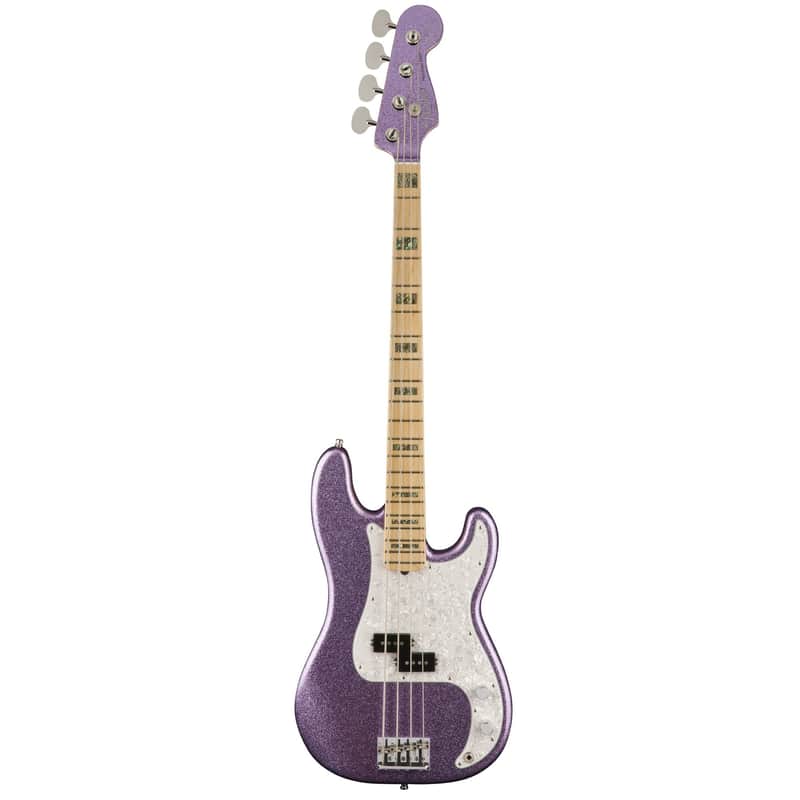 Fender Limited Edition Adam Clayton Precision Bass Purple Sparkle 2017 image 1