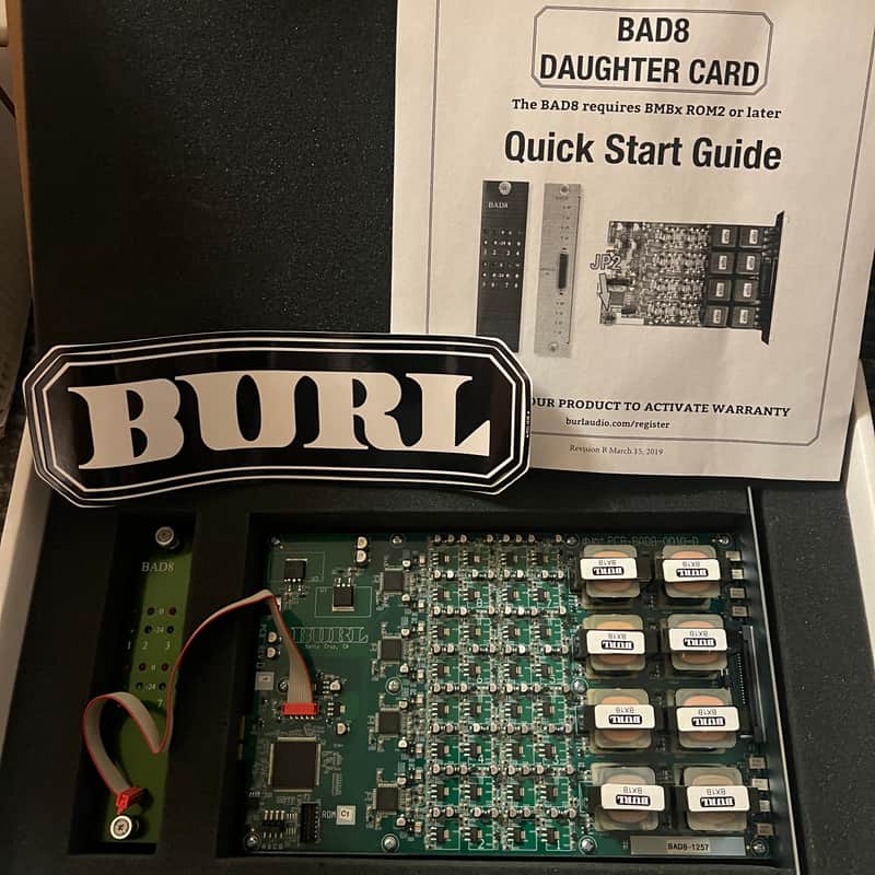 Burl BAD8 8-Channel Mothership A/D Converter Module 2022 image 1