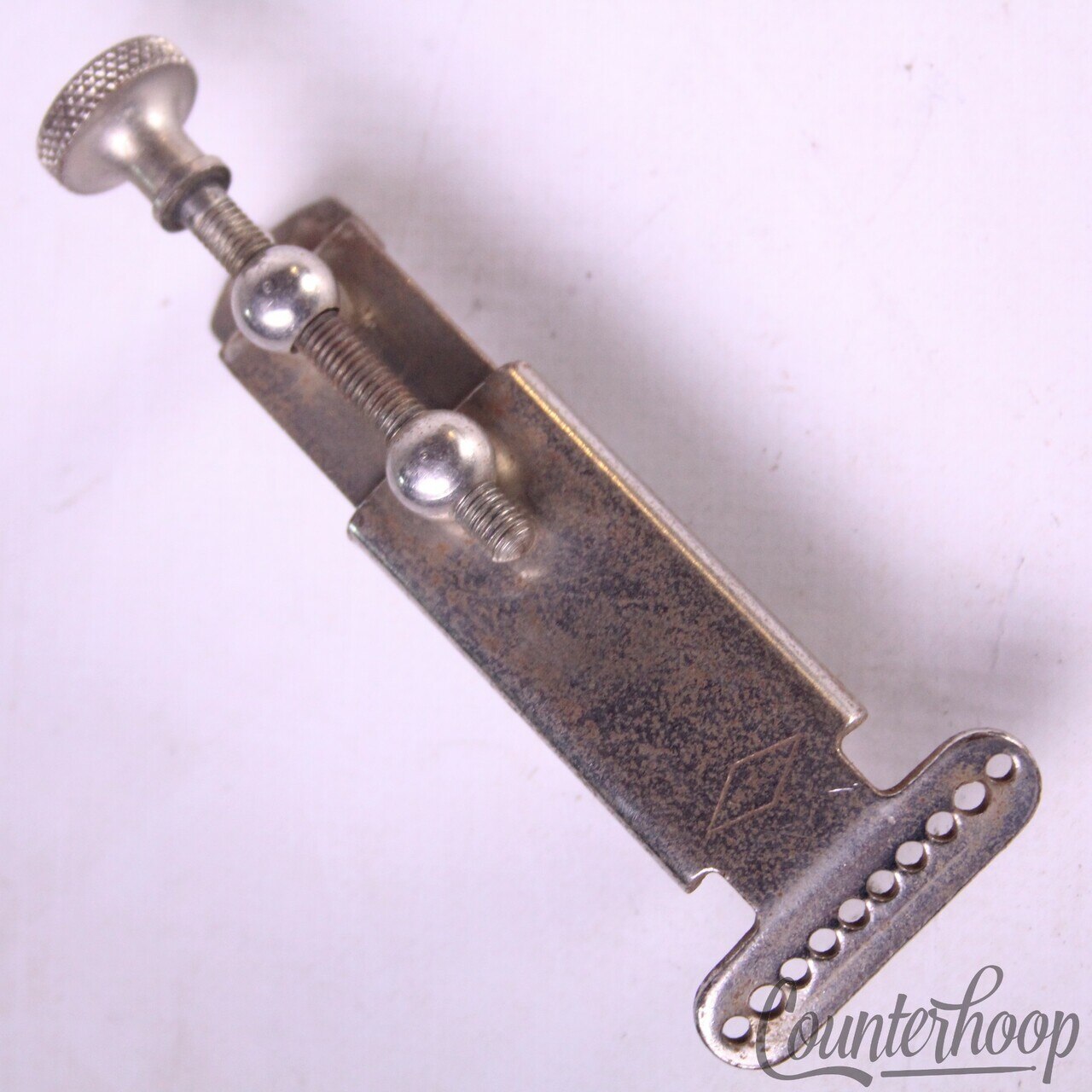 Ludwig WFL Snare Drum Strainer Nickel Vintage 40s Diamond Logo Marching/Parade* — main photograph