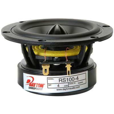 Dayton Audio - RS100-4 - 4" Reference Full-Range Driver 4 Ohm Speaker image 2