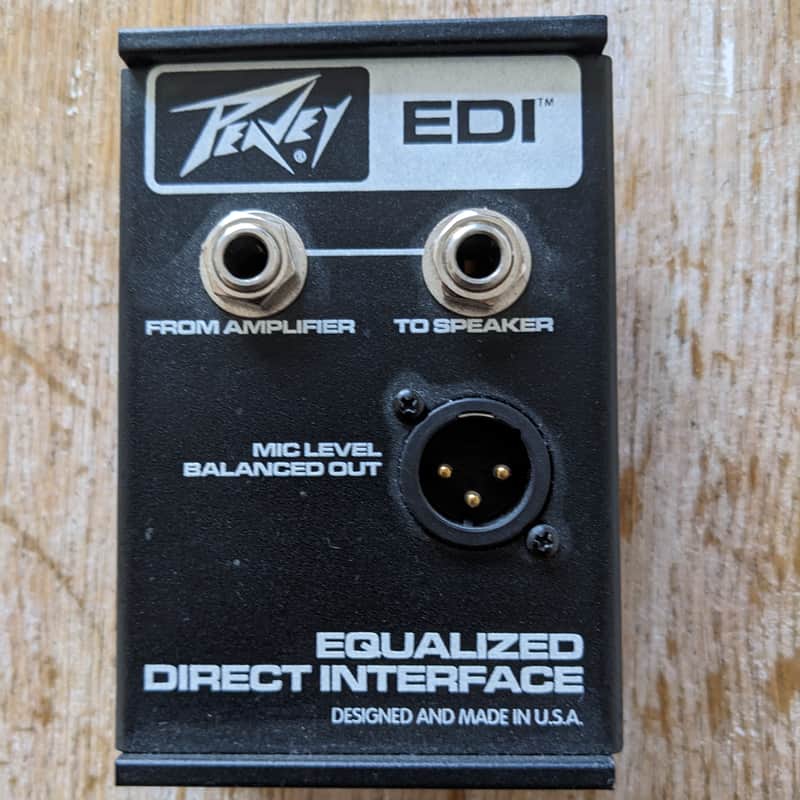 Peavey EDI Equalized Direct Interface 90's - Black image 1