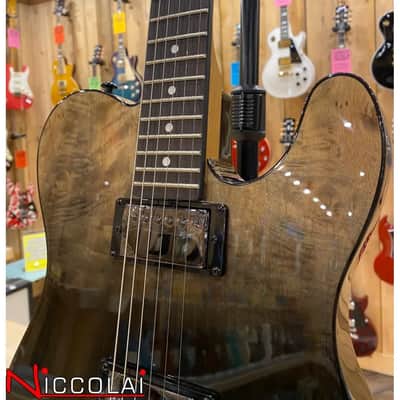 Schecter PT STANDARD BLACK FADE BURST BURL image 6