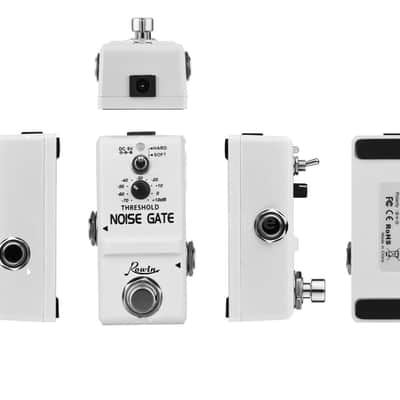 Rowin LN-319 Nano Noise Gate + A1 1000ma Power Adapter Guitar Effect Pedal 2 Modes Hard/Soft True Bypass image 6