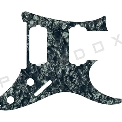 Custom Pickguard For 1997 - 2002 Made in Japan Ibanez RG7620 7 String - Silver Grey Pearl/Black/White/Black .090"