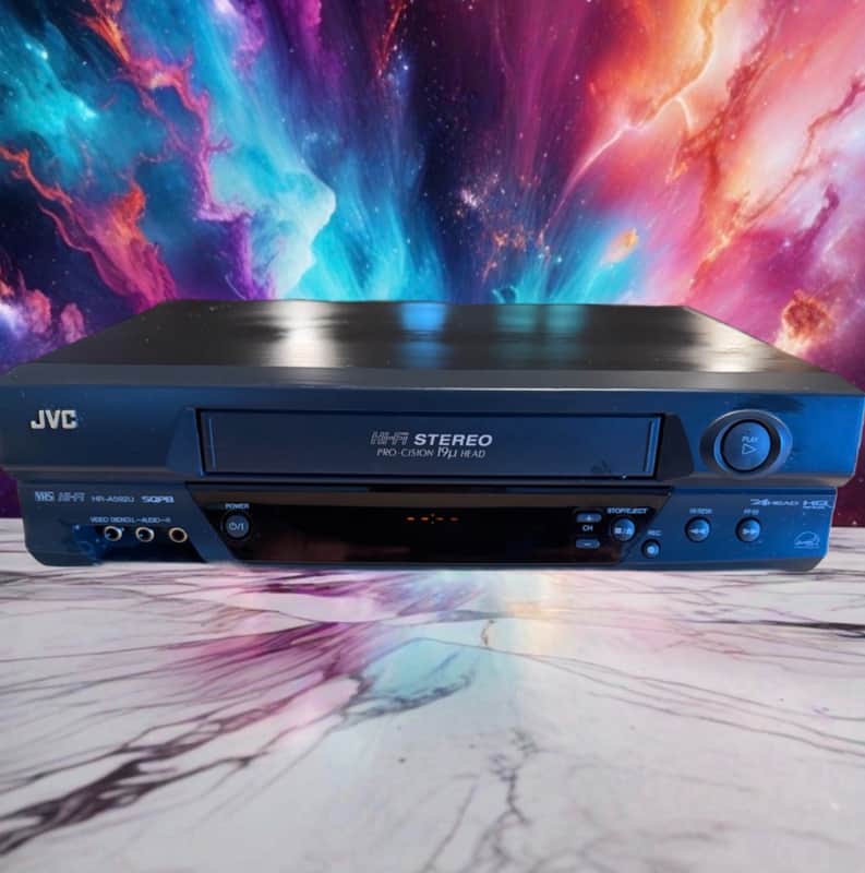 JVC VCR HR-A592U SQPB VHS Stereo Video Cassette Recorder Tested & Working image 1