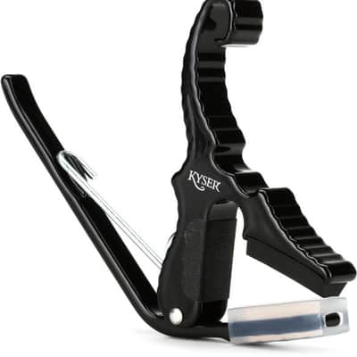 Kyser Quick-Change Short-Cut 3-string Partial Guitar Capo - Black image 2
