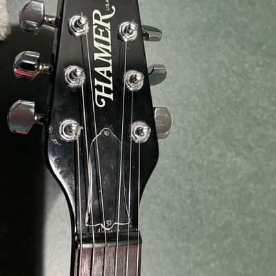 Hamer Blitz 1983 - Black Silver Graphic image 14