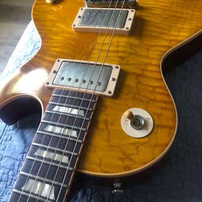 Gibson R8 Custom Shop Les Paul Wildwood Specs 2017 - Lemon Burst image 4