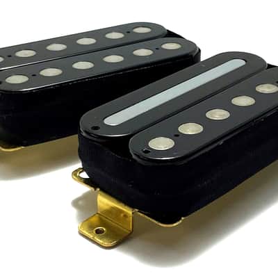 Phat Thunder Mixed HH Set, Thunder Bucker Bridge + Phat Screamer Neck Humbucker ~ Black image 1