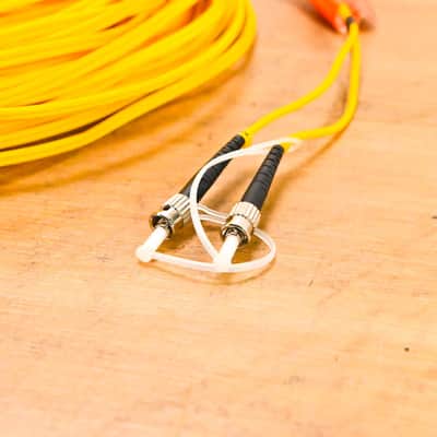 Unbranded ST-ST SMF-28e Single Mode Duplex Fiber Optic Cable - 100' CG01ZLQ image 4