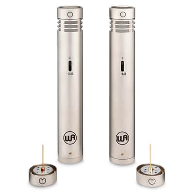 Warm Audio WA-84 Premium Stereo Package - Multi-pattern Small-diaphragm Condenser Microphone - Nickel image 1