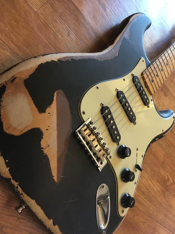 ESP 400 Series Vintage 80s Japan Lawsuit Strat - Matt Black