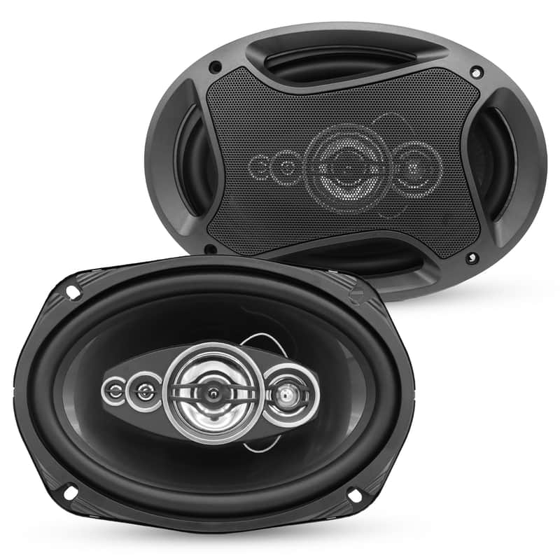 5Core 6x9 Car Speaker 800W Pair 4Ohm 4 Way Coaxial Speaker Audio w Super Tweeter Universal Fit image 1