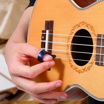12pcs Guitar Finger Picks Thumb Picks for Acoustic Guitar, Light Thumb Pick Banjo Electric Ukulele Celluloid Harp Bass Thumbpicks Accessories image 3