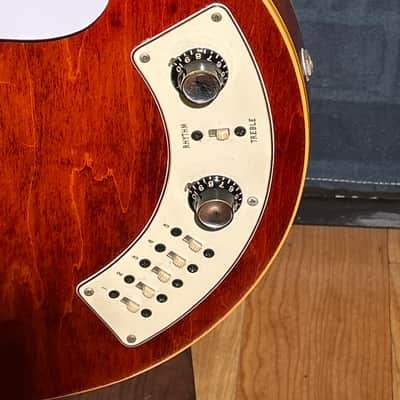 RARE! Epiphone Caiola 1966 ALL Original-1 5/8” Nut-Slim Taper Neck-Faded Cherry image 18