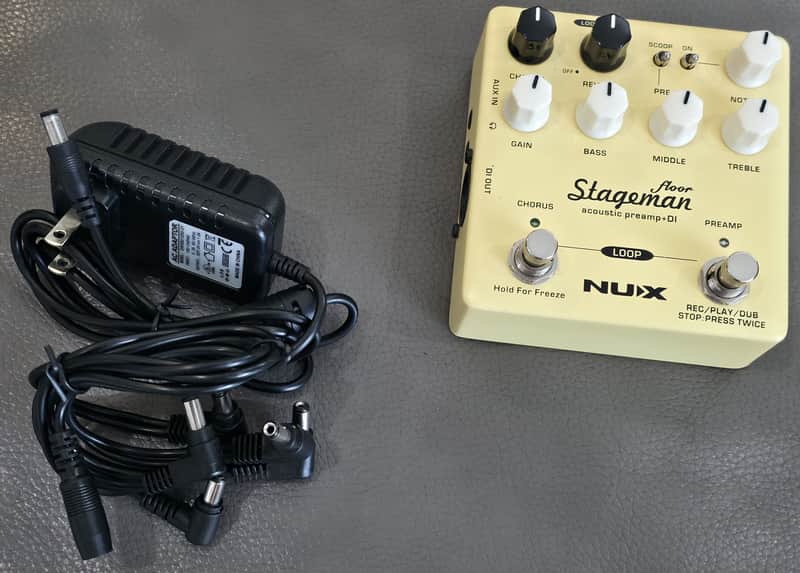 NuX NAP-5 Stageman Floor Deluxe Acoustic Preamp / DI image 1