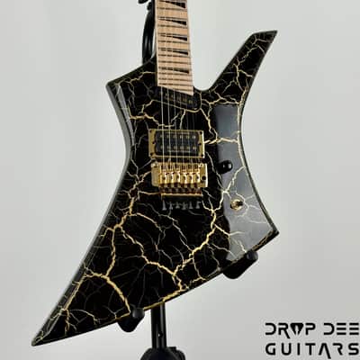 Jackson Pro Plus Series Signature Brandon Ellis Kelly KE27 Electric Guitar w/ Bag - Gold Crackle image 3