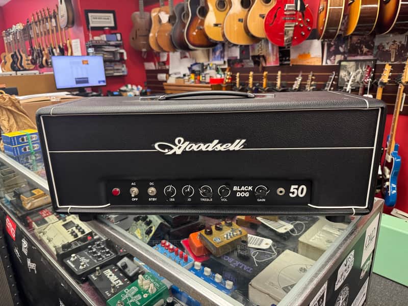Goodsell  Black Dog 50 Late 1980's  - Black  A Chance to own an extemely Rare Amp ! image 1