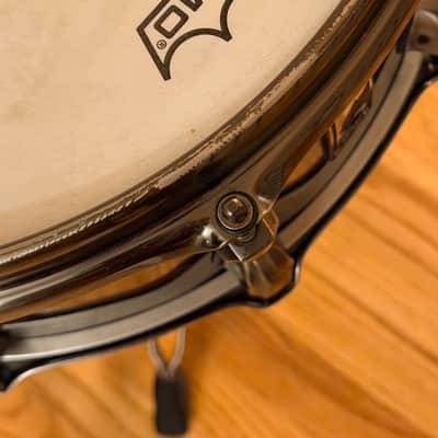 Mapex BPST4651LN Black Panther Machete 14x6.5" Steel Snare Drum 2010s - Brushed Nickel Over Steel image 6