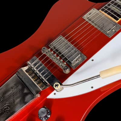 2024 Gibson Firebird V '63 Custom Shop Murphy Lab Ultra Light Aged ~ Ember Red image 6