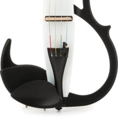 Yamaha Silent Series SVV200 Electric Viola - Pearl White image 2