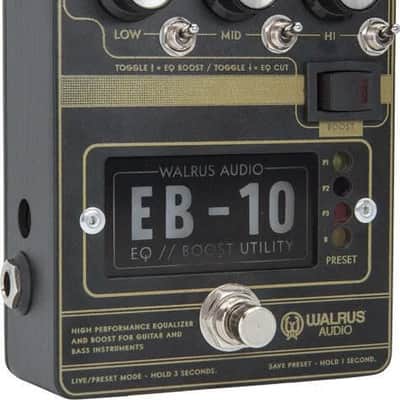 EB-10 Preamp/EQ/Boost - Black image 2