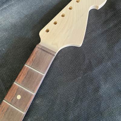 Guitar Mill Jazz-Style Replacement Neck / 2 pc. Maple & Madagascar Rosewood / Chunky C (#GIN-3875-N) image 1