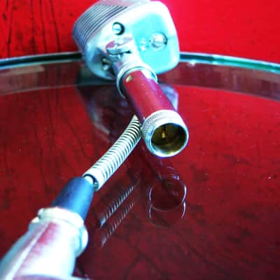 Vintage 1950's Astatic 77L dynamic cardioid microphone with F-11 adapter / cable Multi Z image 12