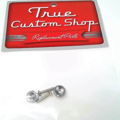 True Custom Shop® Chrome Round Vintage Old Style String Tree Retainer for Fender Tele & Strat image 5
