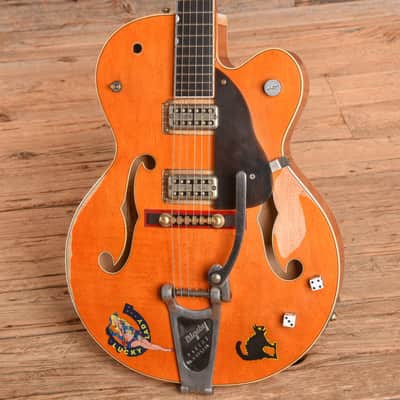 Gretsch Custom Shop Stephen Stern Masterbuilt G6120SSC Brian Setzer Tribute Orange 2009 - Zac Brown image 2