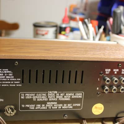 Restored Realistic  5 band Graphic Equalizer 31-1987 (10) image 11