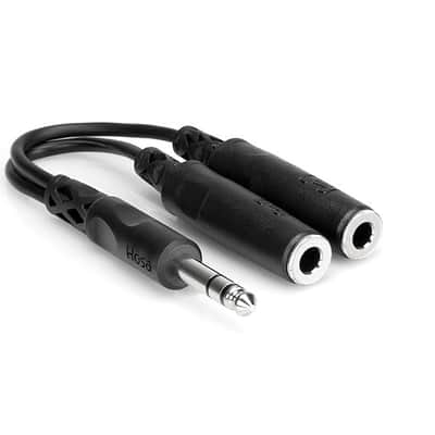 Hosa Technologies YPP-118 Y Cable 1/4 in TRS to Dual 1/4 in TRSF image 3