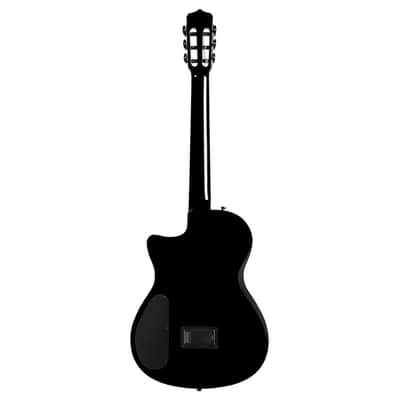 Cordoba Fusion Stage Cutaway A/E Nylon String Guitar - Black Burst Open Box image 8