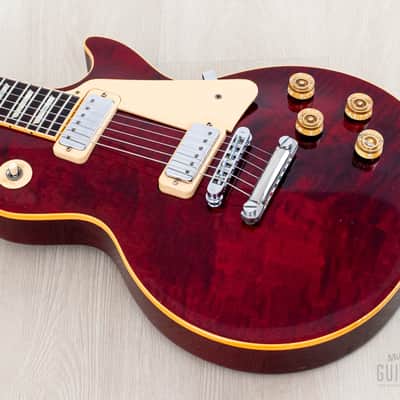 2000 Gibson Les Paul Deluxe 30th Anniversary Limited Edition Figured Top Wine Red w/ Case image 9